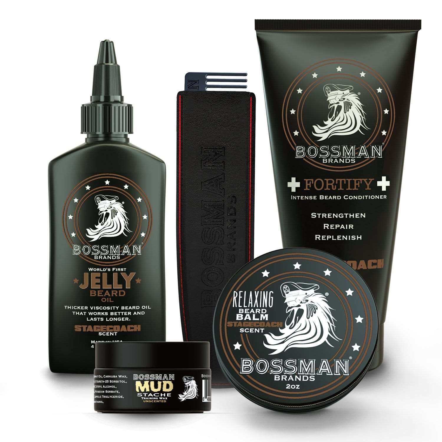 Complete Beard Care Kit Bossman Brands