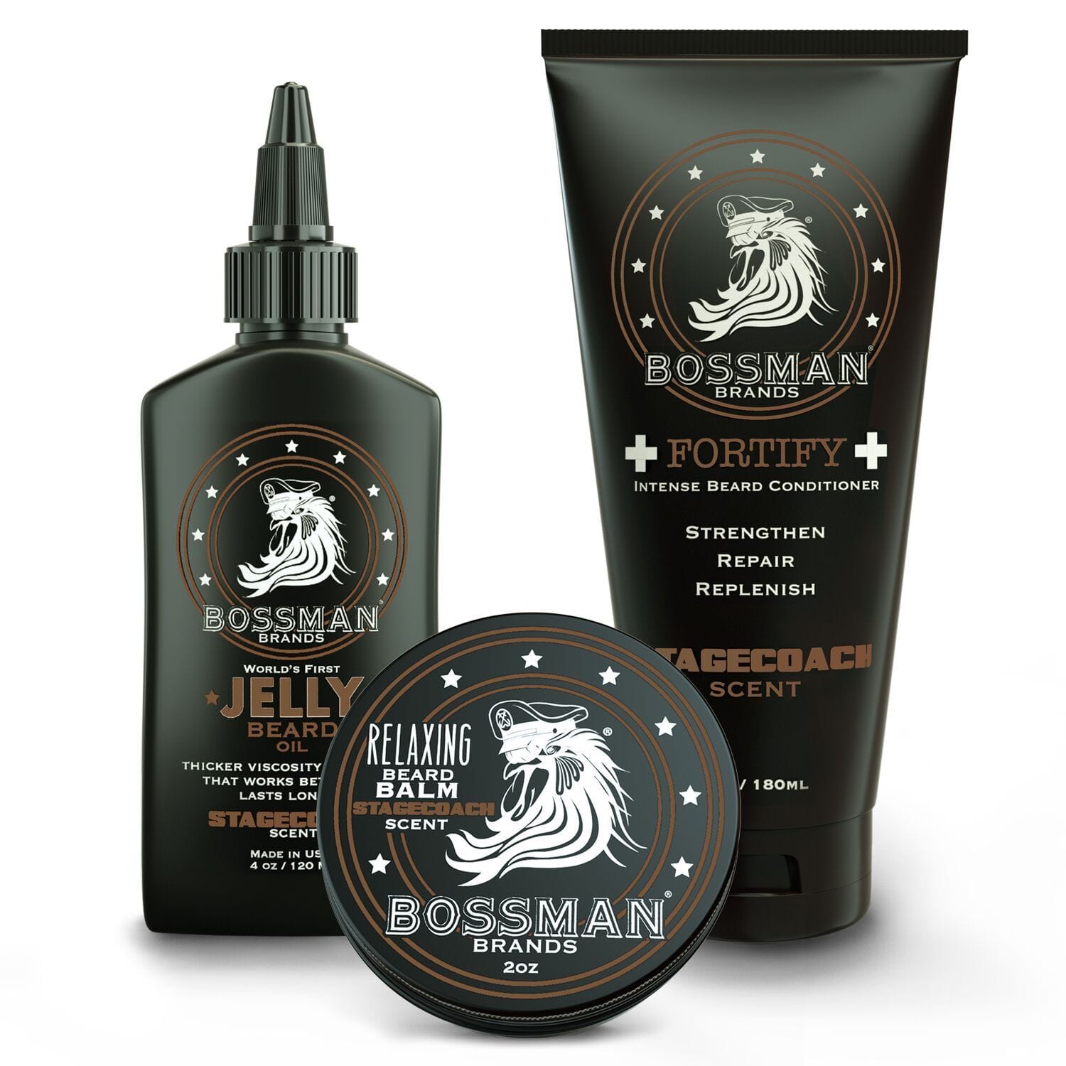 Essentials Beard Care Kit Bossman Brands