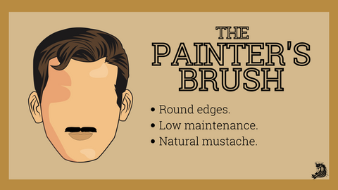 Painter's Brush Mustache Style